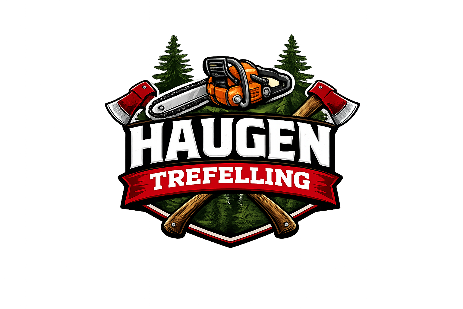 Haugen Trefelling logo